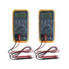 Kit 2 Multímetro Digital Corrente Resistência Continuidade Audível Tensão Capacitância Diodo Md-390 Portátil Instrutherm
