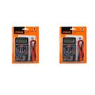 Kit 2 Multímetro Digital para Tensão Corrente e Resistência com Bipe de Continuidade Foxlux