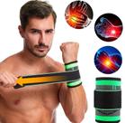 Kit 2 Munhequeiras Alta Compressão Pulso Ajustável Tendinite Esporte Musculação Kit 2 Munhequeiras Alta Compressão Pulso Ajustável Tendinite Esporte Musculação