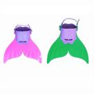 Kit 2 Nadadeira Barbatana Cauda Sereia Infantil ( Monofin )