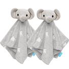 Kit 2 Naninhas Elefantinho Estrelinha Pelúcia Antialérgica Bebê Buba