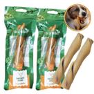 Kit 2 Natuka Buba Pele de Búfalo Sem Pelos 1UN Mordedor Natural para Cachorro