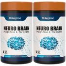 Kit 2 Neuro Brain Magnésio L Treo nato 500mg 90 Capsulas Fitoprime