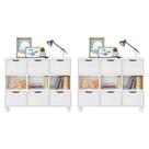 Kit 2 Nichos Organizadores com 6 Gavetas Branco/Branco