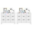 Kit 2 Nichos Organizadores com 9 Gavetas Branco/Branco Kit 2 Nichos Organizadores com 9 Gavetas Branco/Branco