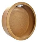 Kit 2 Nichos Redondos com Led 37x12 Mdf Madeira