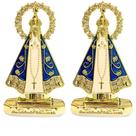 Kit 2 Nossa Senhora Aparecida Para Painel De Carro Casa M1