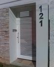 Kit 2 Números Residenciais Em Aço Inox 30cm 3d Caixa Alta