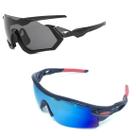 Kit 2 Óculos De Sol Esportivo Preto Masculino Feminino Uv400