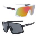 Kit 2 Óculos Esportivo De Sol Bike Ciclismo MTB Corrida Beach Tennis Vôlei De Praia Proteção UV400 Kit 2 Óculos Esportivo De Sol Bike Ciclismo MTB Corrida Beach Tennis Vôlei De Praia Proteção UV400