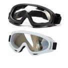 Kit 2 Óculos Esportivos Esqui Snowboard Kitesurf Motocross UTV Uv400