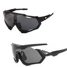 Kit 2 Óculos Sol Preto Masculino e Feminino UV400 Ciclismo