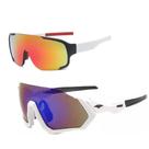 Kit 2 Óculos Sol UV Espelhado Unissex Corrida Ciclismo MTB