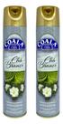 Kit 2 Odorizante De Ambiente Spray Coala Chá Branco 400ml