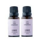 Kit 2 Óleo Concentrado Aromático Figo Ambarado Frutal Lenvie 20ml