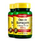 Kit 2 Óleo de Borragem 500mg Maxinutri 60 Cápsulas