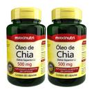 Kit 2 Oleo de Chia 500mg 60 Capsulas Maxinutri