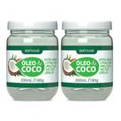 Kit 2 Óleo de Côco Extra Virgem para Cabelo e Pele Rosto Tratamento Capilar Umectação 180g Soft Hair