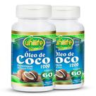 Kit 2 Óleo de Coco Extravirgem Unilife 60 Cápsulas