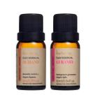Kit 2 Óleo Essencial Puro Gerânio e Olibano Via Aroma