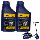 Kit 2 Óleo Motor 2 Tempos Motocicleta Motosserra Roçadeira Cortador De Grama 500Ml Ipiranga