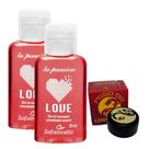 Kit 2 Óleo para Massagem Love Hot Morango + Pomada do Dragão Original Kit 2 Óleo para Massagem Love Hot Morango + Pomada do Dragão Original