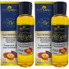 Kit 2 Óleo Reparador De Pontas Restaurador Revitalizador Renovador Tratamento De Ouro Marroquino 60ml