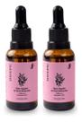 Kit 2 Óleo Rosa Mosqueta 100% Puro Natural Prensado A Frio Capilar Pele Cabelo Facial Pele Dermopac