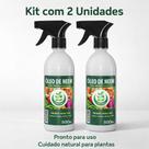Kit 2 Óleos de Neem 500ml Spray Controle Natural de Pragas para Plantas e Hortas