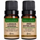 Kit 2 Óleos Essenciais 10ml - Laranja Amarga + Anis