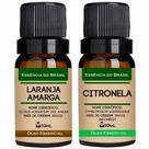 Kit 2 Óleos Essenciais 10ml - Laranja Amarga + Citronela