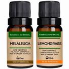 Kit 2 Óleos Essenciais 10ml - Melaleuca + Lemongrass
