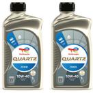 Kit 2 Óleos Semi Sintético 10W-40 Quartz 7000 ACEA A3/B4 e API SN TotalEnergies