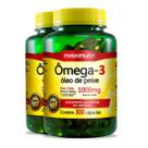 Kit 2 Ômega 3 1000mg Maxinutri 300 Cápsulas