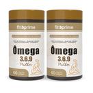 Kit 2 Ômega 3-6-9 Mulher Prímula Linhaça Borragem Vitamina E 60 Cápsulas Fitoprime