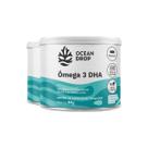 Kit 2 Ômega 3 DHA 700mg Ocean Drop Vegano 120 Cápsulas
