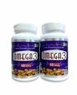 KIT 2 Ômega 3 ELC 1000mg 60 cápsulas EPA DHA