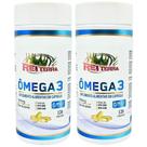 Kit 2 Ômega 3 EPA-360 DHA-240 1400mg 240 Cápsulas - Rei Terra Kit 2 Ômega 3 EPA-360 DHA-240 1400mg 240 Cápsulas - Rei Terra