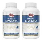 Kit 2 ômega 3 epa dha - 240 cápsulas - vitafor