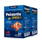 Kit 2 Ômega 3 Peixonix 400mg 60 cápsulas Mastigáveis Sabor Cereja Maxinutri Kit 2 Ômega 3 Peixonix 400mg 60 cápsulas Mastigáveis Sabor Cereja Maxinutri