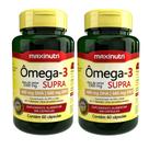 Kit 2 Ômega 3 Supra Óleo de Peixe 1000mg 60 Caps Maxinutri