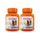 Kit 2 Ômega 3 Vet Suplemento Botupharma 1000mg 60 Cápsulas