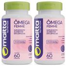 Kit 2 Ômega Femme Suplemento 1000mg Com 60 Cápsulas - Maltta