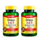 Kit 2 Ômega Triplo 3-6-9 1000mg 120 Capsulas Maxinutri