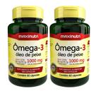 Kit 2 Ômega3 Óleo de Peixe 60 Capsulas 1000mg Maxinutri