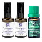 Kit 2 Ônico Blend Pincel + 1 Óleo Essencial De Melaleuca