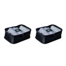 Kit 2 Organizador 30,5x28,5cm Mala De Viagem Preto Paramount Kit 2 Organizador 30,5x28,5cm Mala De Viagem Preto Paramount