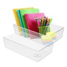 Kit 2 Organizador /armário/Escritório Acrílico 15x30x8