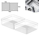 Kit 2 Organizador De Gaveta Armário Quadrado Modular Plástico Multiuso Porta Utensílios Natural - Ou