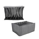Kit 2 Organizador De Gaveta Roupa Colmeia 7 Grades Dobrável